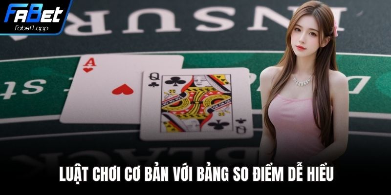 Luật chơi cơ bản với bảng so điểm dễ hiểu